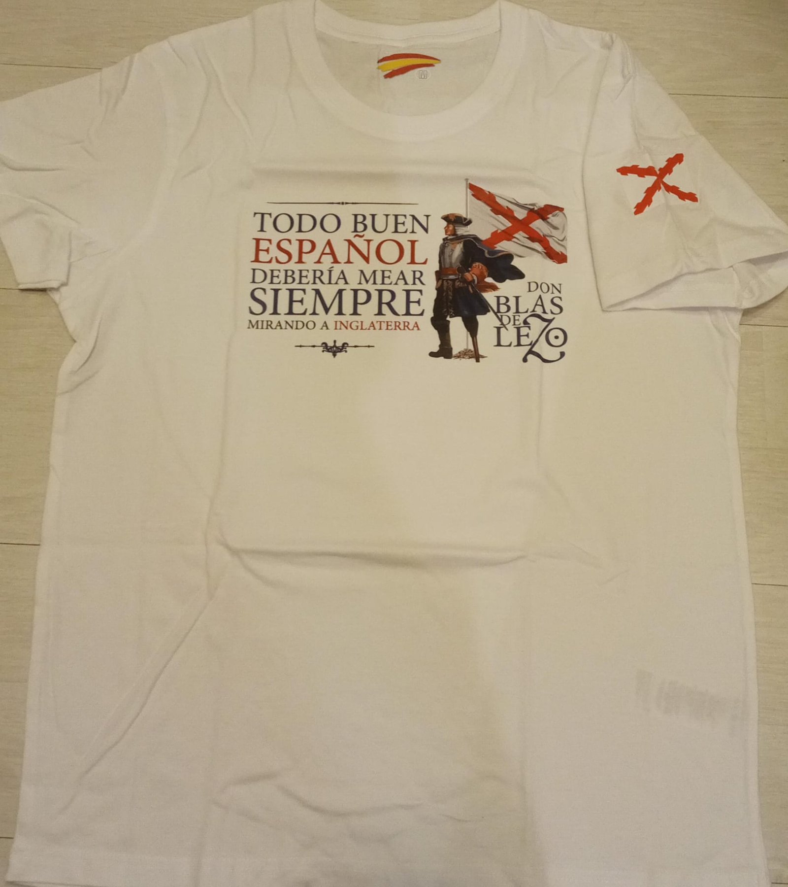 Camiseta Blanca de Blas de Lezo
