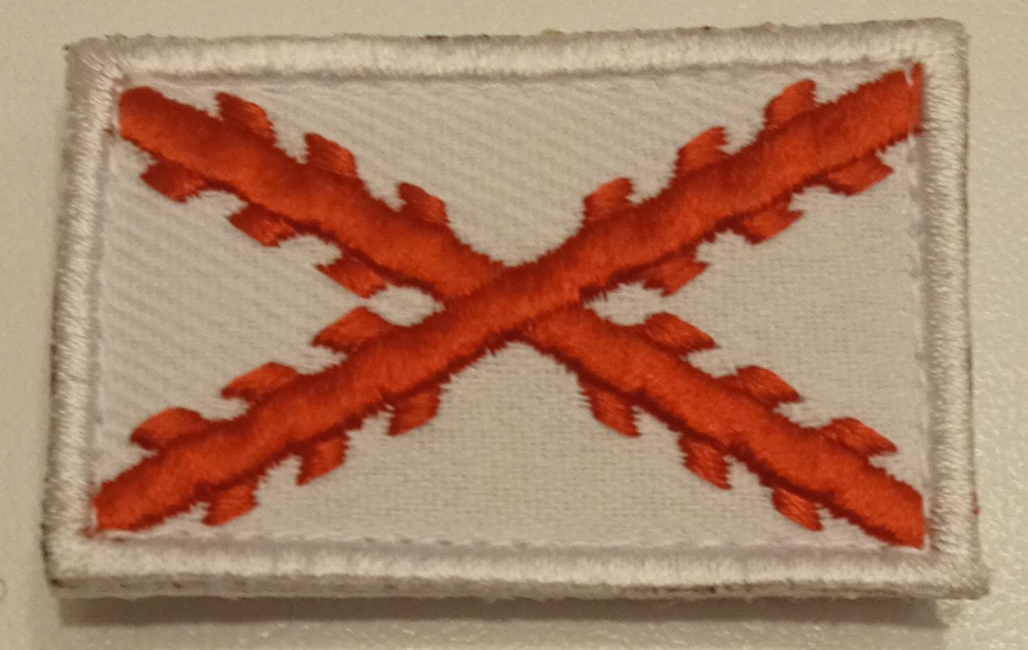 Parche Velcro 5CM Cruz De Borgoña