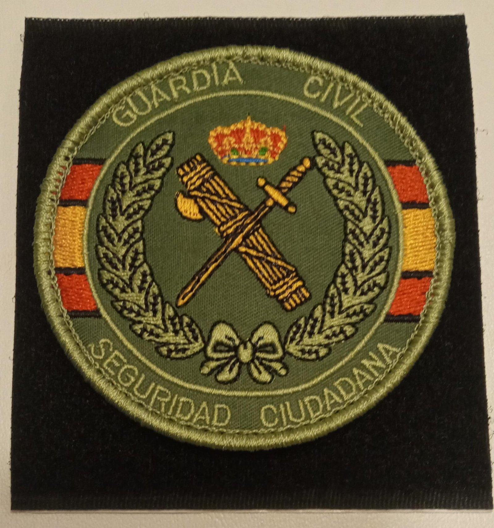 Parche Velcro Guardia Civil Seguridad Ciudadana