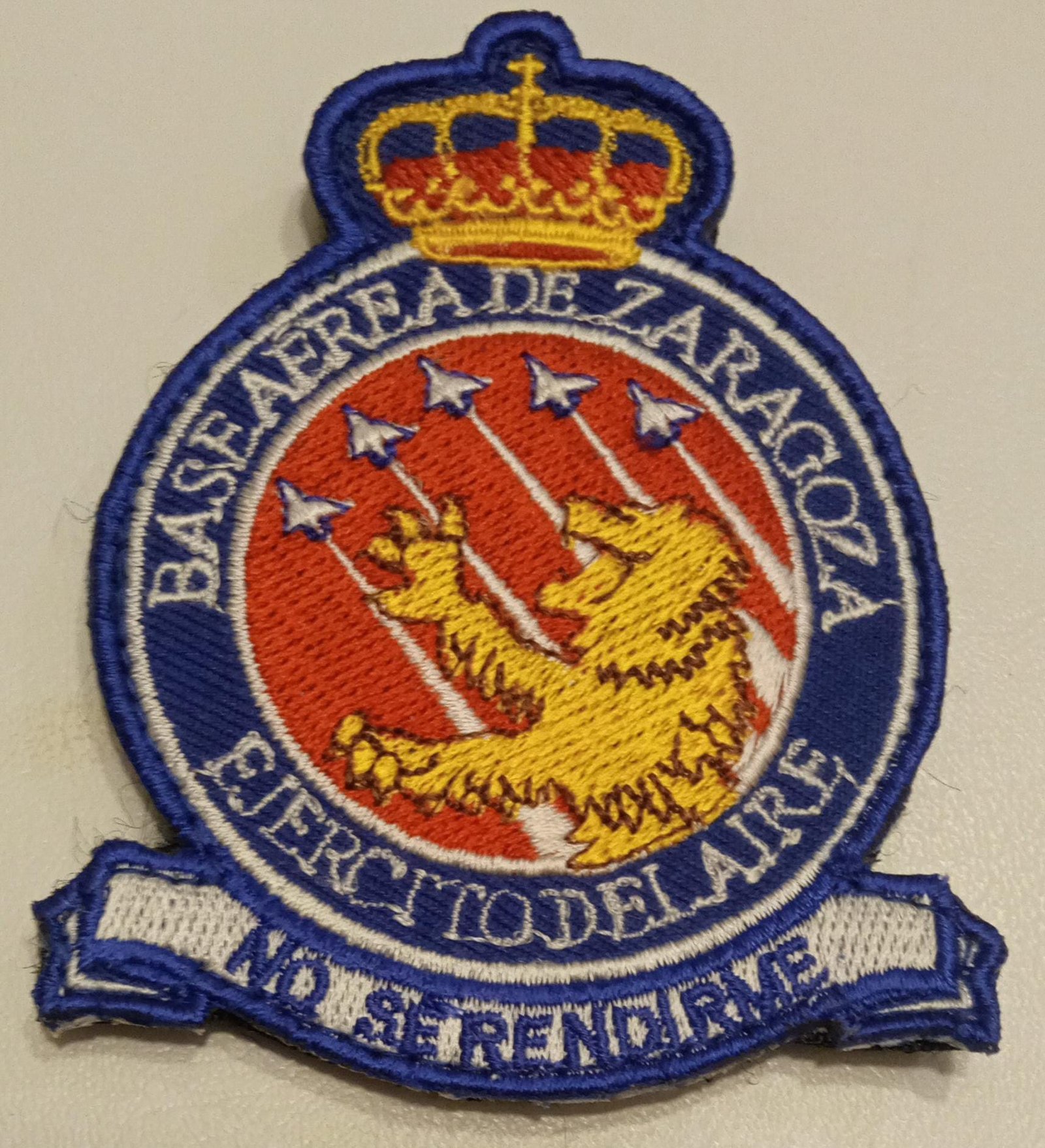 Parche Velcro Base Aerea de Zaragoza