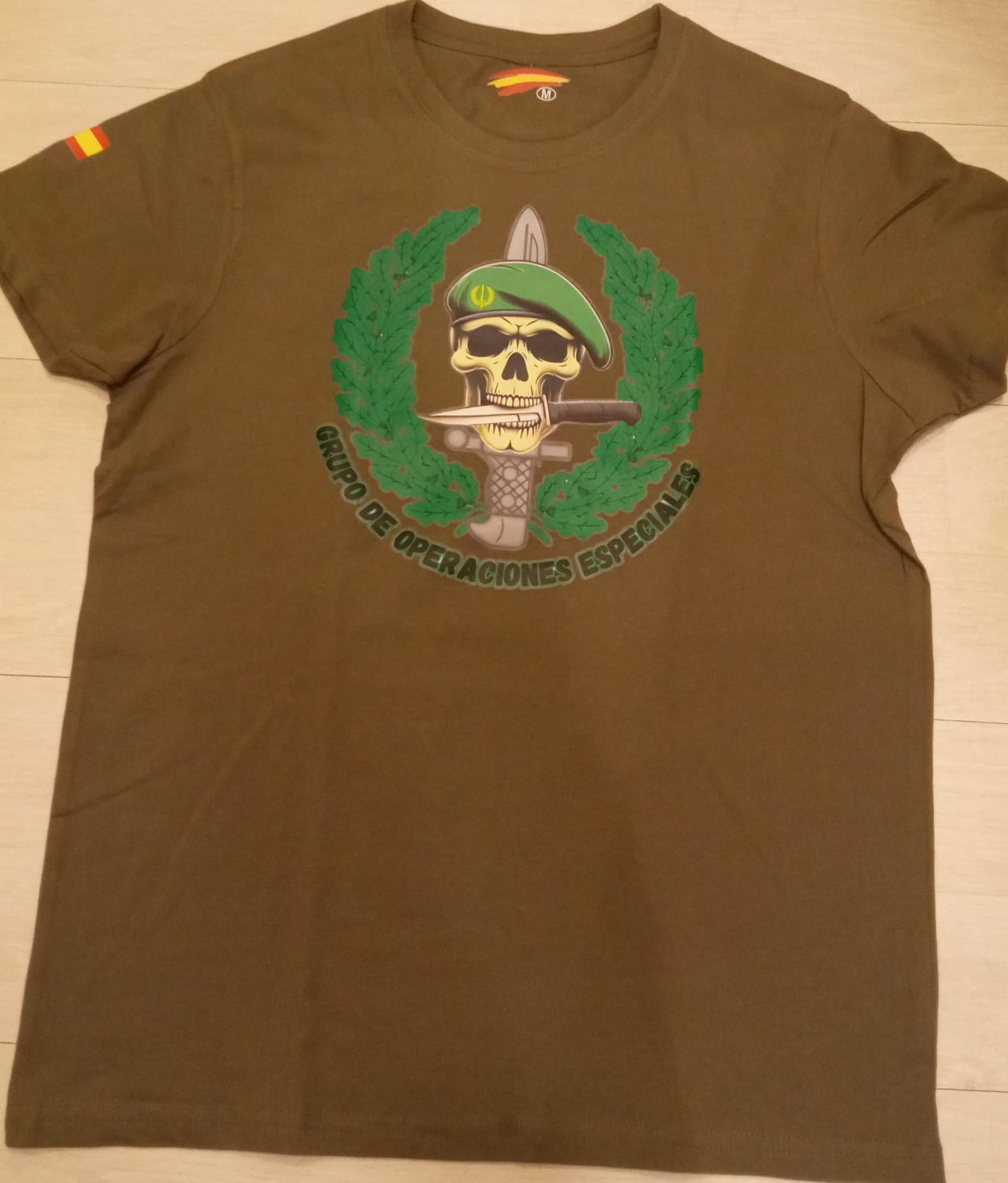 Camiseta Operaciones Especiales Boinas Verdes