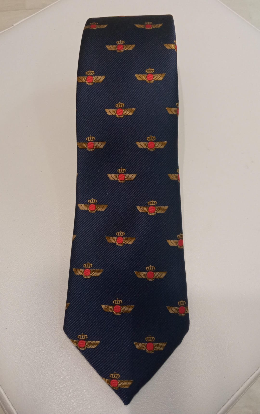 Corbata Azul Marino Ejército del Aire